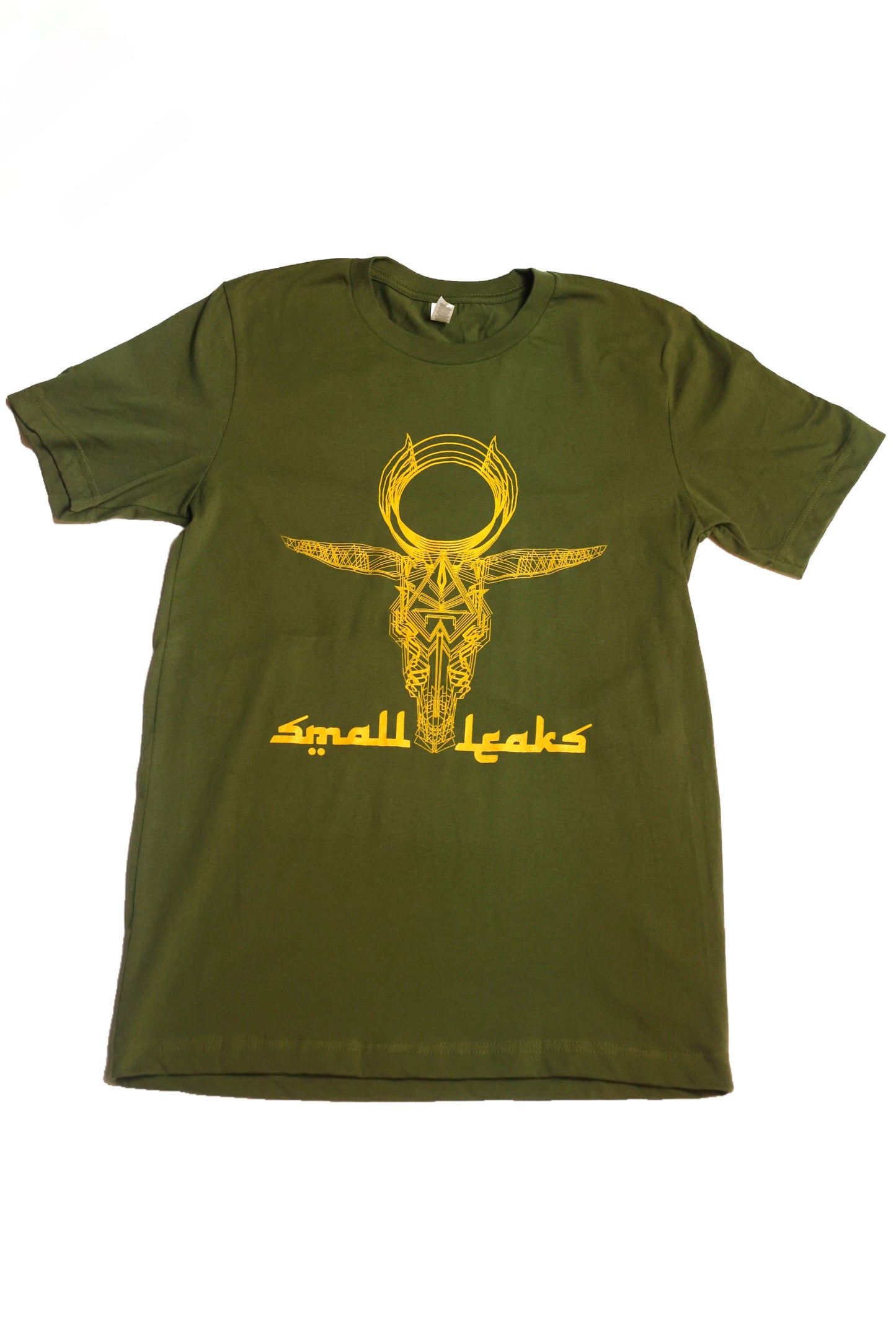 False Idols T-Shirt (Olive Green & Yellow)